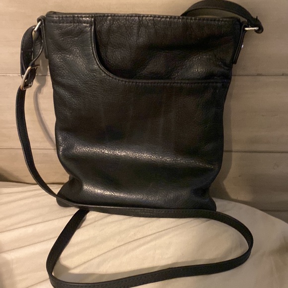 “MARGOT” Genuine Leather Crossbody Purse - Picture 4 of 4